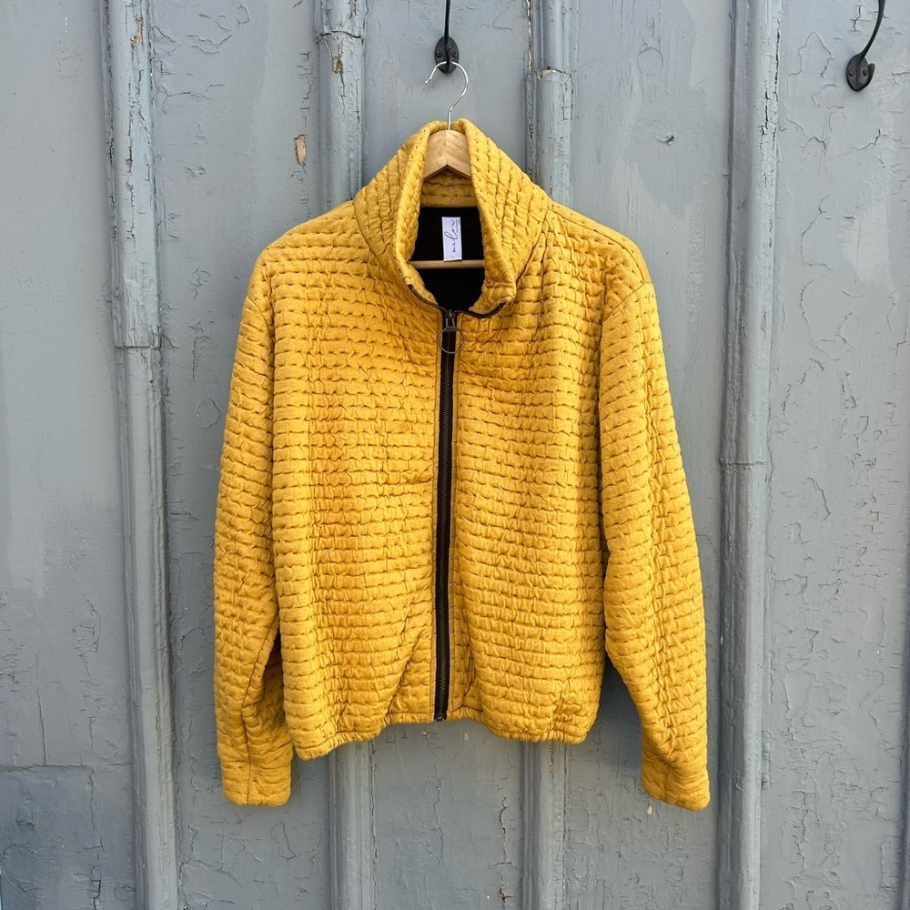 Melow by Melissa Bolduc Mustard Jamie jacket, size Large